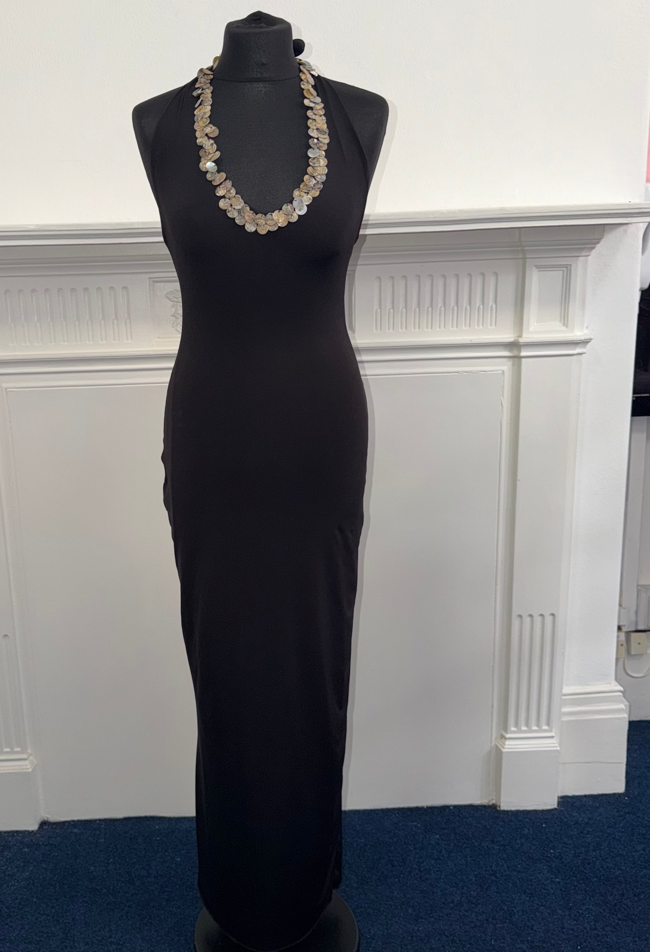 The Santorini Shell Maxi Dress