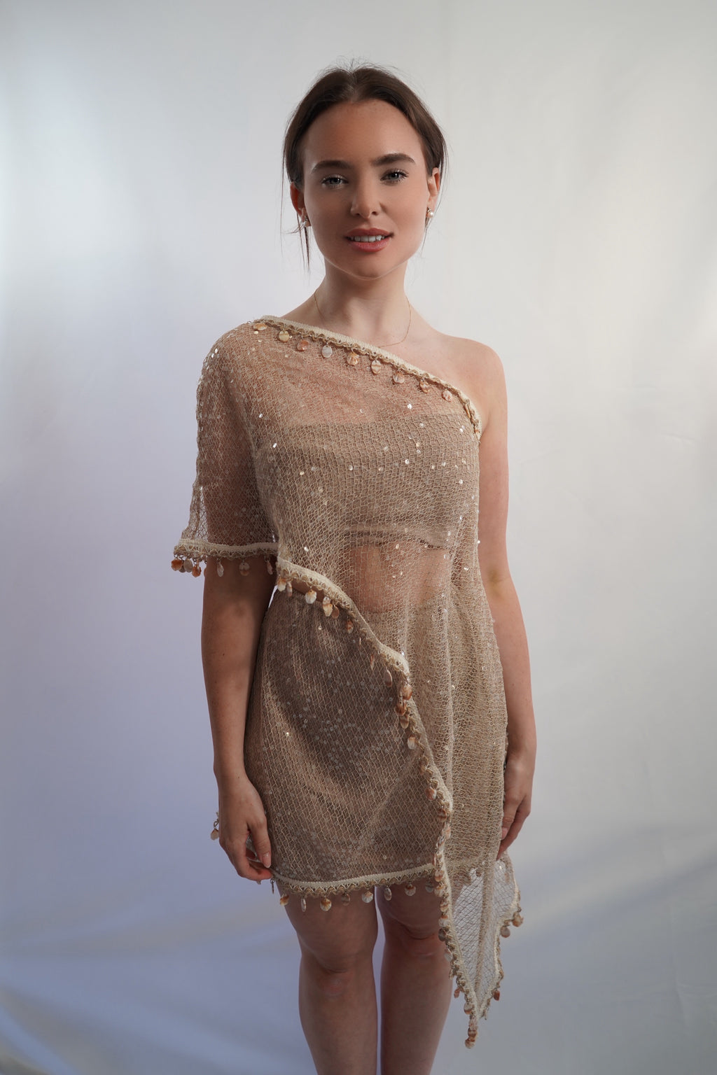 The Mykonos Sequin Shell Three Piece