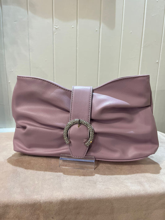 Pink clutch bag