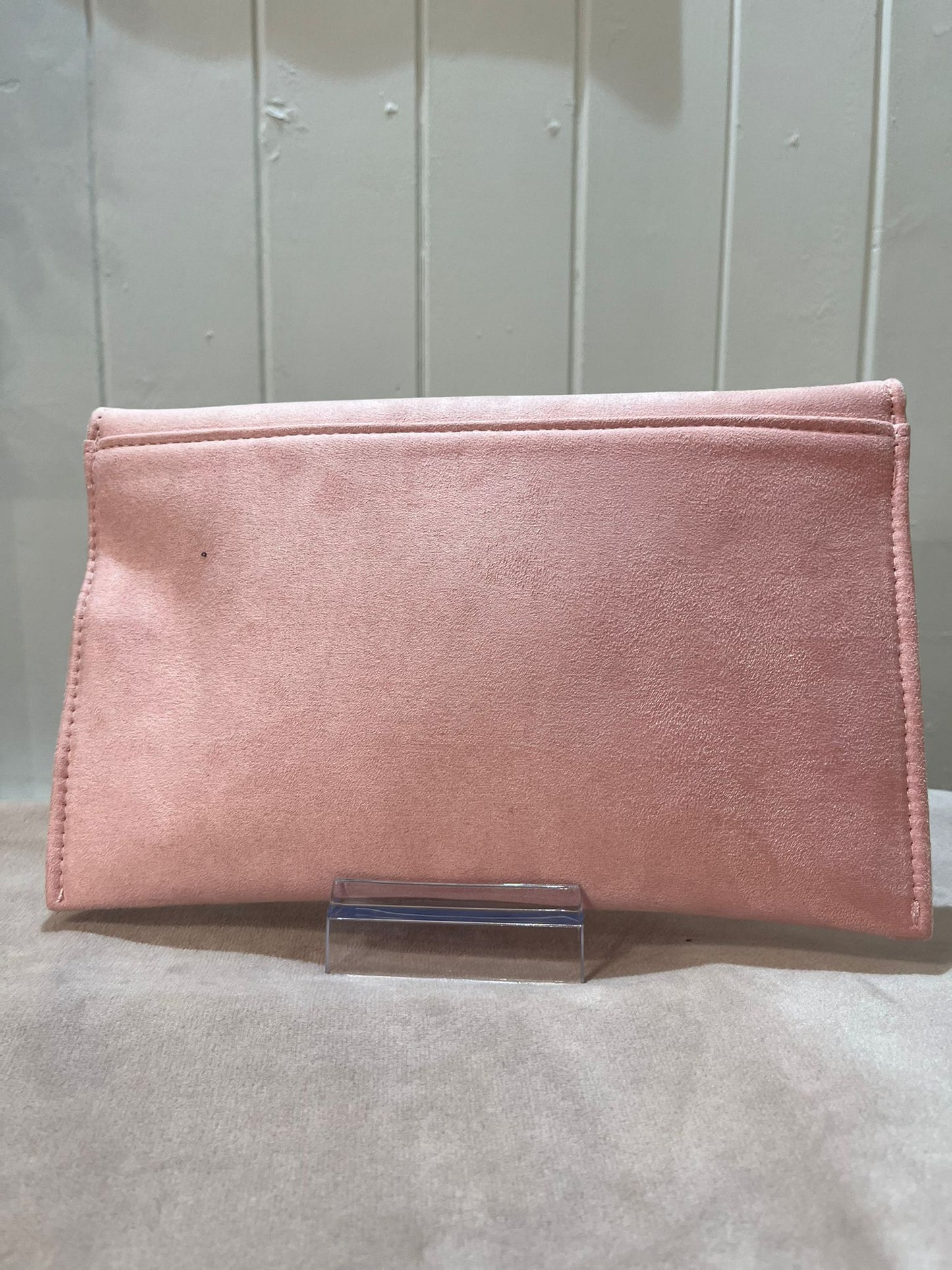 Envelope pink clutch bag
