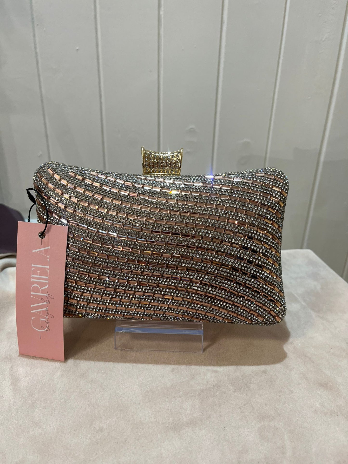 Rose Diamond Clutch bag